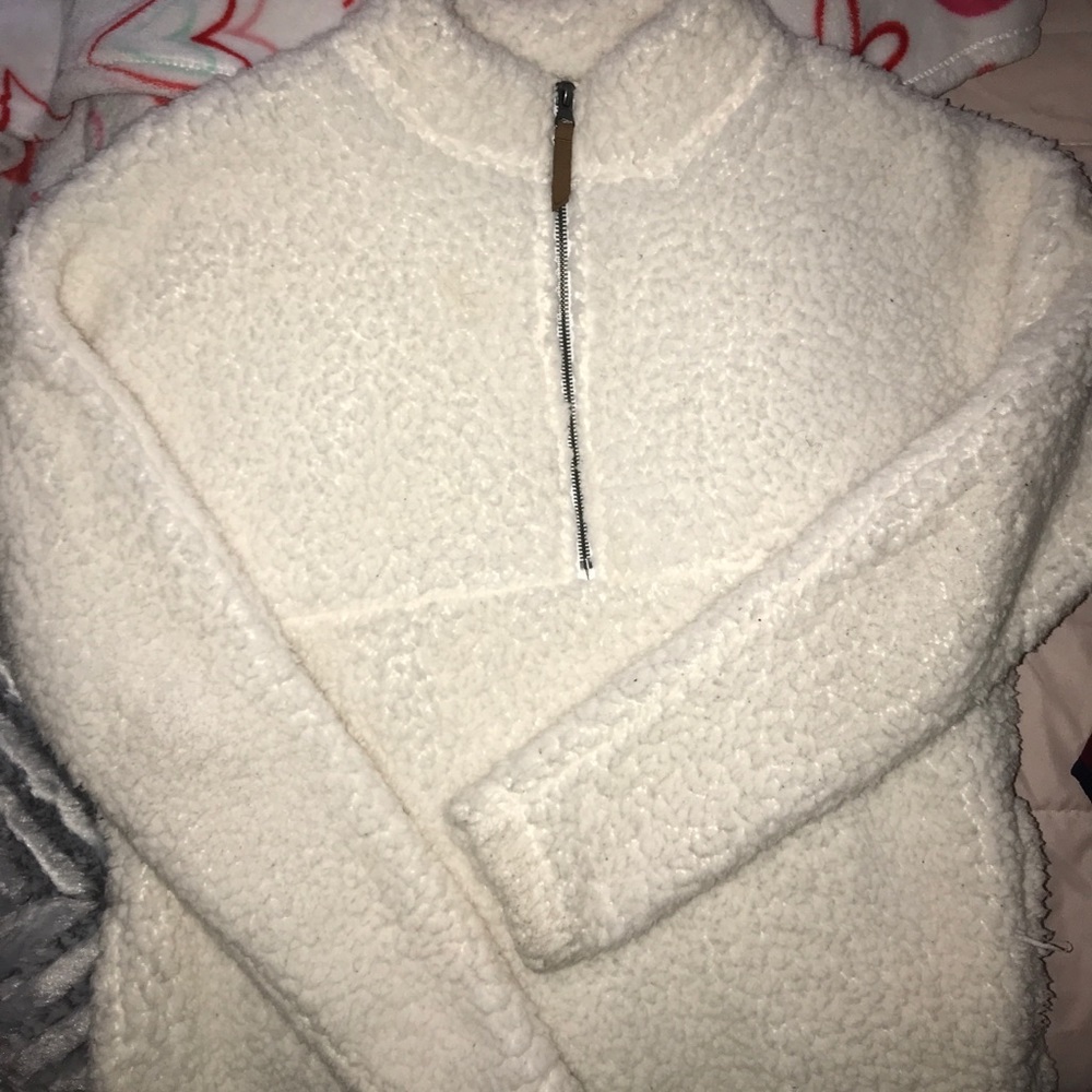 Fluffy White Coat